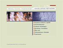 Tablet Screenshot of excellence-network.com